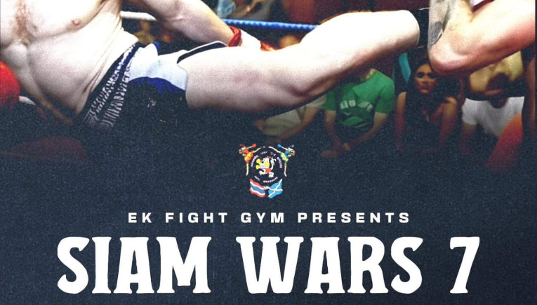 SIAM Wars 7 Muay Thai Fight Show at East Kilbride September 2023. Tulach Ard Muay Thai Glasgow Fighters competing.