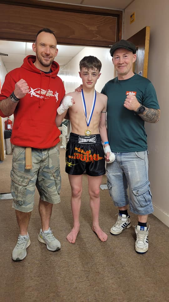 SIAM Wars 6 Muay Thai Fight Show at East Kilbride February 2023. Tulach Ard Muay Thai Glasgow Fighters competing.