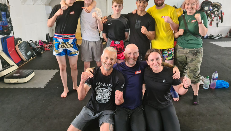 Tulach Ard MUay THai Glasgow - Interclub Sparring at the Grip House